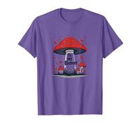 in My Element: Whimsical Mushroom Forest Adventure T-Shirt, Men, Purple Heather, Medium