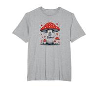 in My Element: Whimsical Mushroom Forest Adventure T-Shirt, Men's Big and Tall, Heather Grey, 2X Tall