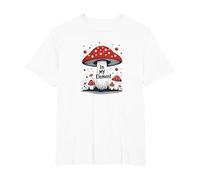 in My Element: Whimsical Mushroom Forest Adventure T-Shirt, Men's Big and Tall, White, 6X Tall
