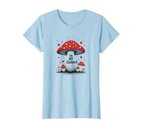 in My Element: Whimsical Mushroom Forest Adventure T-Shirt, Women, Baby Blue, 3XL