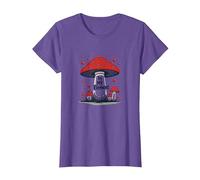 in My Element: Whimsical Mushroom Forest Adventure T-Shirt, Women, Purple Heather, X-Large