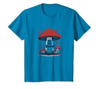 in My Element: Whimsical Mushroom Forest Adventure T-Shirt, Youth, Sapphire Blue, Medium