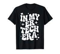 in My ER Tech Era, Emergency Room Technician, Hospital Care Value Graphic T-Shirt, Men, Black, XL