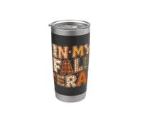 in My Fall Era Cozy Autumn Patchwork Design Stainless Steel Insulated Tumbler