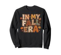 In My Fall Era Cozy Autumn Patchwork Design Sweatshirt