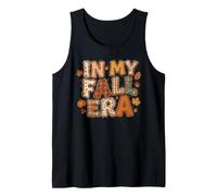 in My Fall Era Cozy Autumn Patchwork Design Tank Top