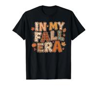 in My Fall Era Cozy Autumn Patchwork Design Value Graphic T-Shirt, Men, Black, S