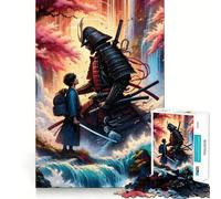In My Fathers Footsteps 1000 Piece Jigsaw Puzzles for Adults Brain Logic Tight Connection Family Fun Birthday Art Gift (50x75cm)