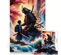 In My Fathers Footsteps 1000 Piece Jigsaw Puzzles for Adults Brain Logic Tight Connection Family Fun Birthday Art Gift (50x75cm)