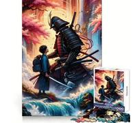 In My Fathers Footsteps Jigsaw Puzzles for Adults 1000 Pieces Logic Skill Decompress Family Bond Great Gift (38x52cm)