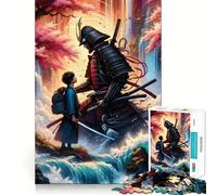 In My Fathers Footsteps Jigsaw Puzzles for Adults 1000 Pieces Logic Skill Decompress Family Bond Great Gift (38x52cm)