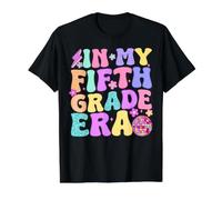 in My Fifth Grade Era 5th Grade Era Teacher Back to School Value Graphic T-Shirt, Men, Black, S
