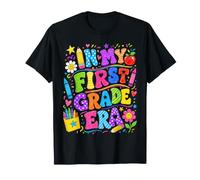 in My First Grade Era Colorful Crayon Back to School Student T-Shirt