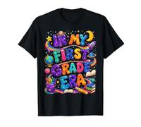 in My First Grade Era Girl Student Teacher Back to School Value Graphic T-Shirt, Men, Black, M