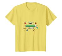 in My First Grade Era: Loading Kids School Nostalgia T-Shirt, Kids, Lemon, 10 Years