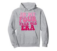 In My Four Year Old Era Girl Boy 4th Birthday Girl Woman Tee Pullover Hoodie