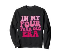 In My Four Year Old Era Girl Boy 4th Birthday Girl Woman Tee Sweatshirt