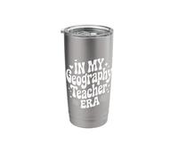 in My Geography Teacher Era, Funny Social Studies Instructor Stainless Steel Insulated Tumbler