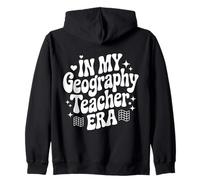 In My Geography Teacher Era, Funny Social Studies Instructor Zip Hoodie