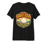 in My Golf Era Retro Groovy Vintage Player Golfer Golfing Premium T-Shirt
