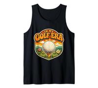 in My Golf Era Retro Groovy Vintage Player Golfer Golfing Tank Top
