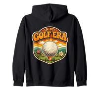 In My Golf Era Retro Groovy Vintage Player Golfer Golfing Zip Hoodie