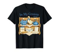 in My Granny Era Cozy Kitchen Shelf Art T-Shirt