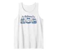 in My Granny Era Vintage Duck Tea Party Aesthetic Tank Top