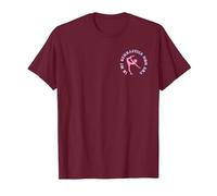 in My Gymnastics Mom Era Funny Pocket Print Mother's Day T-Shirt, Men, Burgundy, Medium