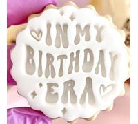 in My Happy Birthday era Fondant Stamp Embosser Happy Cookie Cutter fits m&s Birthday Party Favours fits Marks and Spencers Biscuits Bows 13 Teenager Cake Free Matching Cutter