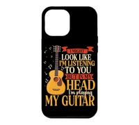 In My Head I'm Playing My Guitar Music Musician Guitarist Case for iPhone 12 Pro Max