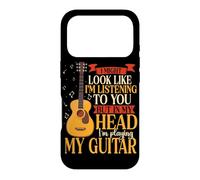 In My Head I'm Playing My Guitar Music Musician Guitarist Case for iPhone 17 Pro