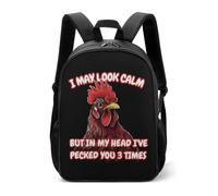 In My Head I've Pecked You 3 Times Casual Daypack Daily Backpacks Travel Shoulder Bag with Adjustable Straps for Women Men