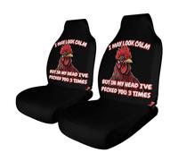 In My Head I've Pecked You 3 Times Cute Car Seat Covers 2PCS
