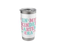 in My Kindergarten Era Retro Back to School Student Teacher Stainless Steel Insulated Tumbler