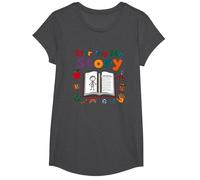 in My Kindergarten Era: Starting My Story T-Shirt, Girls, Dark Heather Grey, XS