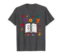 in My Kindergarten Era: Starting My Story T-Shirt, Men, Dark Heather Grey, XL