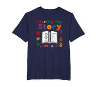 in My Kindergarten Era: Starting My Story T-Shirt, Men's Big and Tall, Navy, 4X Tall