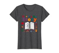 in My Kindergarten Era: Starting My Story T-Shirt, Women, Dark Heather Grey, XS
