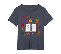 in My Kindergarten Era: Starting My Story T-Shirt, Women's Plus, Heather Blue, 3X