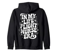 In My Life Flight Nurse Era, Flight RN, Aeromedical Nursing Zip Hoodie