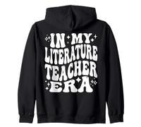 In My Literature Teacher Era, Funny English Teacher Zip Hoodie
