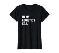 in My Logisticians Era - Logistics Supply Chain Management Value Graphic T-Shirt, Women, Black, L