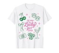 in My Lucky Girl Era St. Patrick's Day Charm T-Shirt