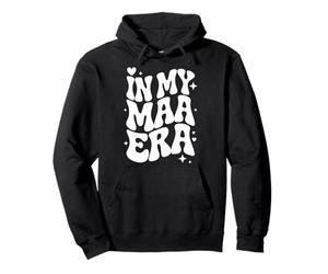 In My Maa Era, Funny Proud South Asian Mom Pullover Hoodie