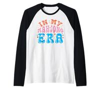 in My Mahjong Era Chinese Tile Game Player Funny Gambling Raglan Baseball Tee