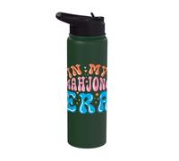 in My Mahjong Era Chinese Tile Game Player Funny Gambling Stainless Steel Insulated Water Bottle