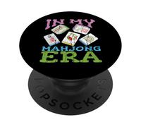 In My Mahjong Era Funny Chinese Tile Game Mahjong Player PopSockets Adhesive PopGrip