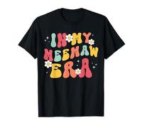 In My Meemaw Era Grandma Retro Groovy Mom Mother's Day T-Shirt