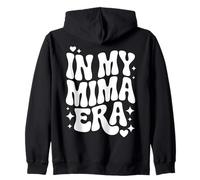 In My Mima Era, Funny Beloved Grandma Nickname Zip Hoodie